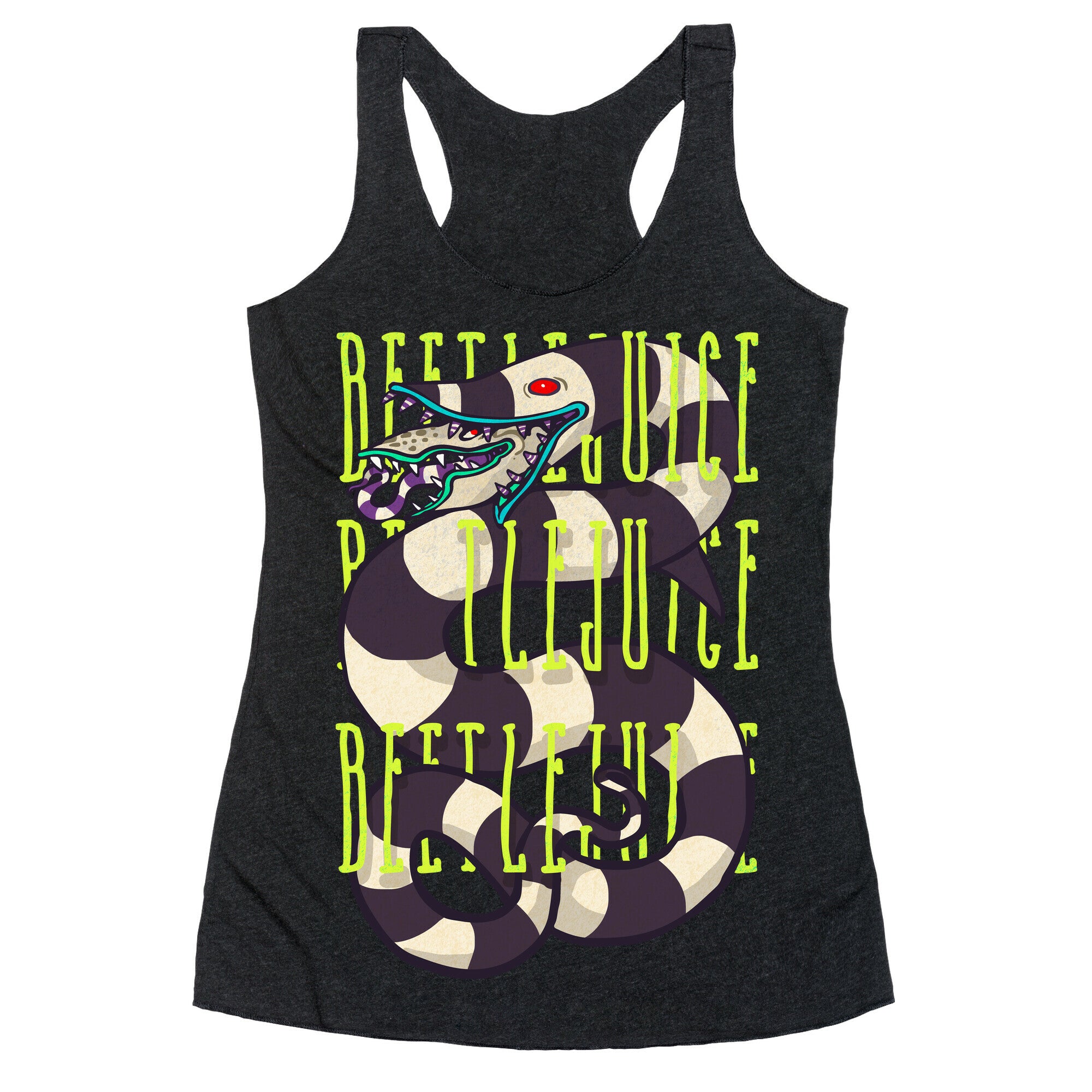 Beetlejuice Beetlejuice Beetlejuice Racerback Tank